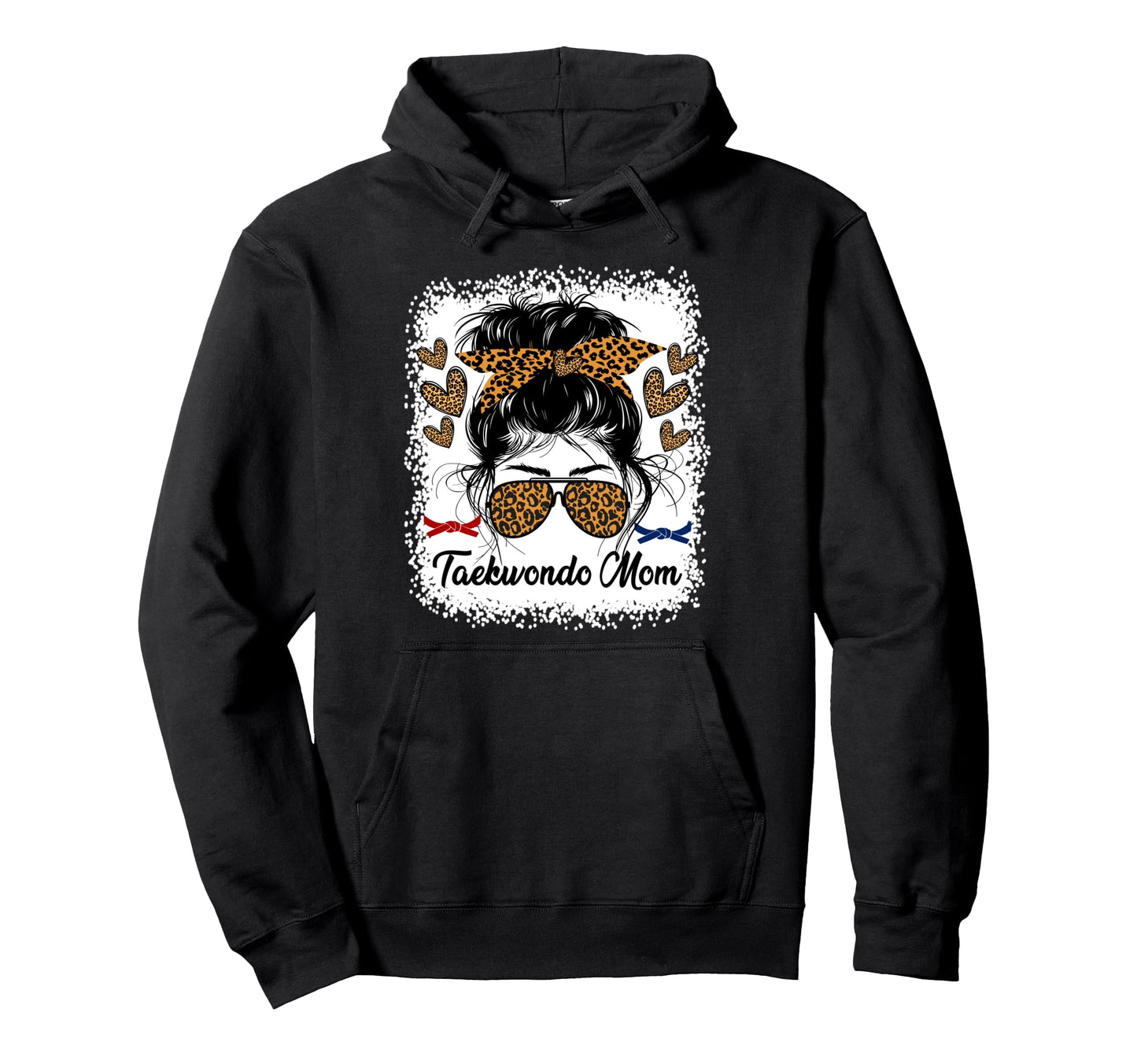 Taekwondo Mom Martial Art Lovers Stylish Hoodie - Custom Art Print Unisex - T-Shirt, Sweatshirt, Hoodie