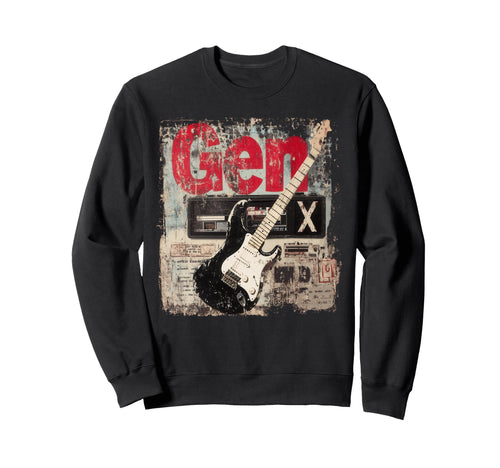 80S 90S Punk Grunge Music Gen X Sweatshirt - Trendy Graphic Men Women - T-Shirt, Sweatshirt, Hoodie