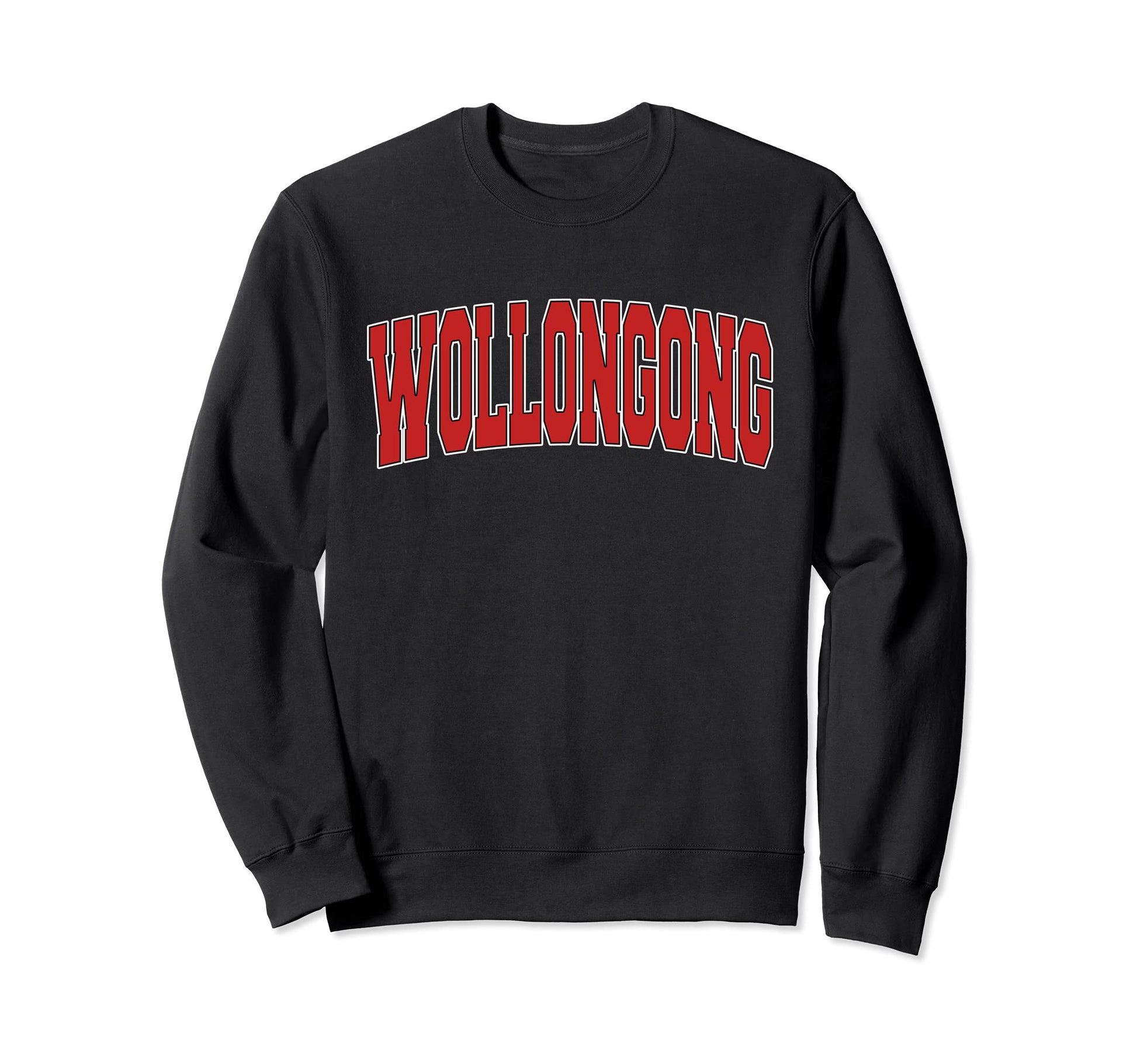 Wollongong Australia Varsity Sweatshirt - Casual Everyday Wear Unisex - T-Shirt, Sweatshirt, Hoodie