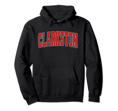 Clarkston Ga Georgia Varsity Usa Sports Hoodie - Custom Art Print Unisex - T-Shirt, Sweatshirt, Hoodie
