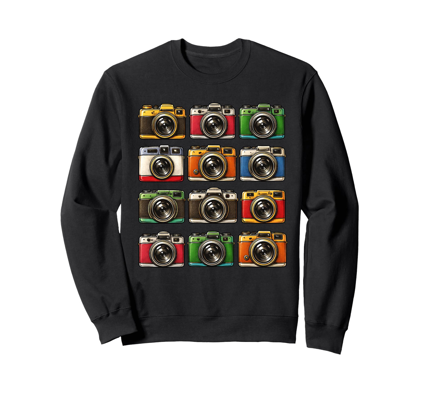 Photographer Camera Collection Sweatshirt - Casual Everyday Wear Unisex - T-Shirt, Sweatshirt, Hoodie