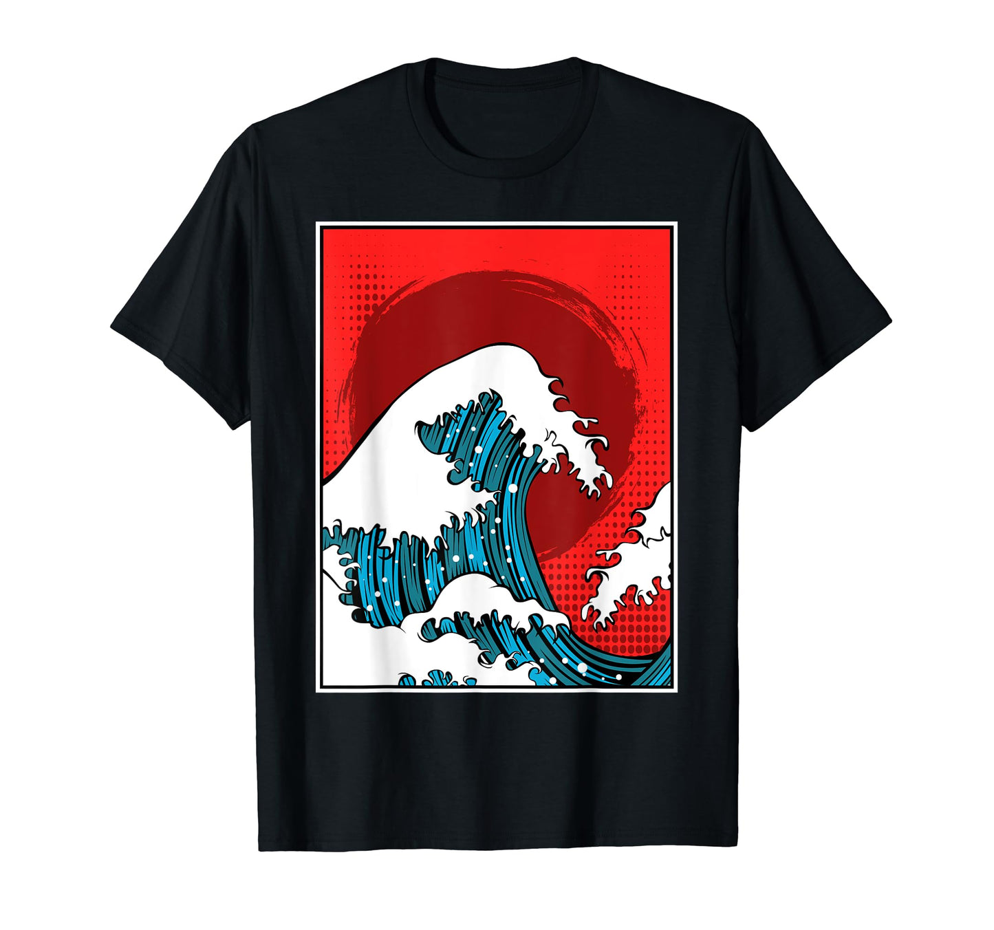 Great Wave Off Kanagawa Japanese T-Shirt - Unique Graphic Men Women - T-Shirt, Sweatshirt, Hoodie
