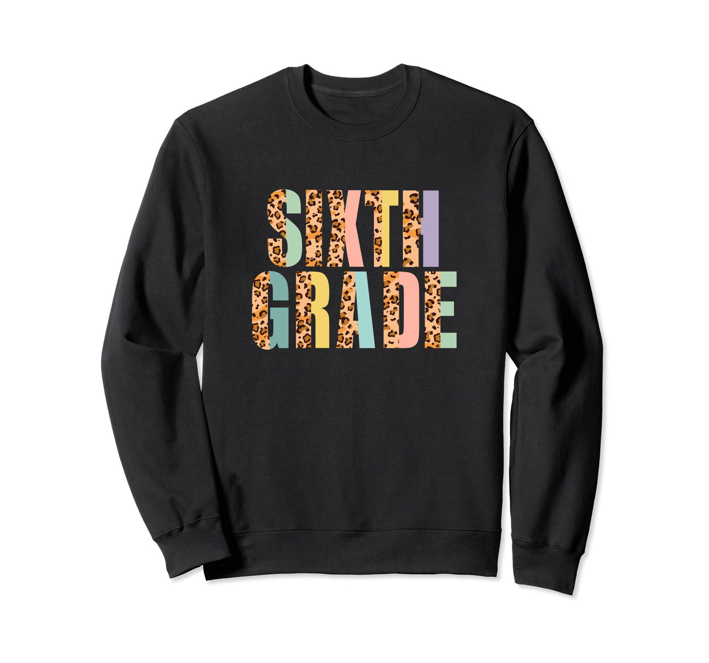 Leopard Colorful Cheetah Sixth Sweatshirt - Fun Novelty Design Unisex - T-Shirt, Sweatshirt, Hoodie