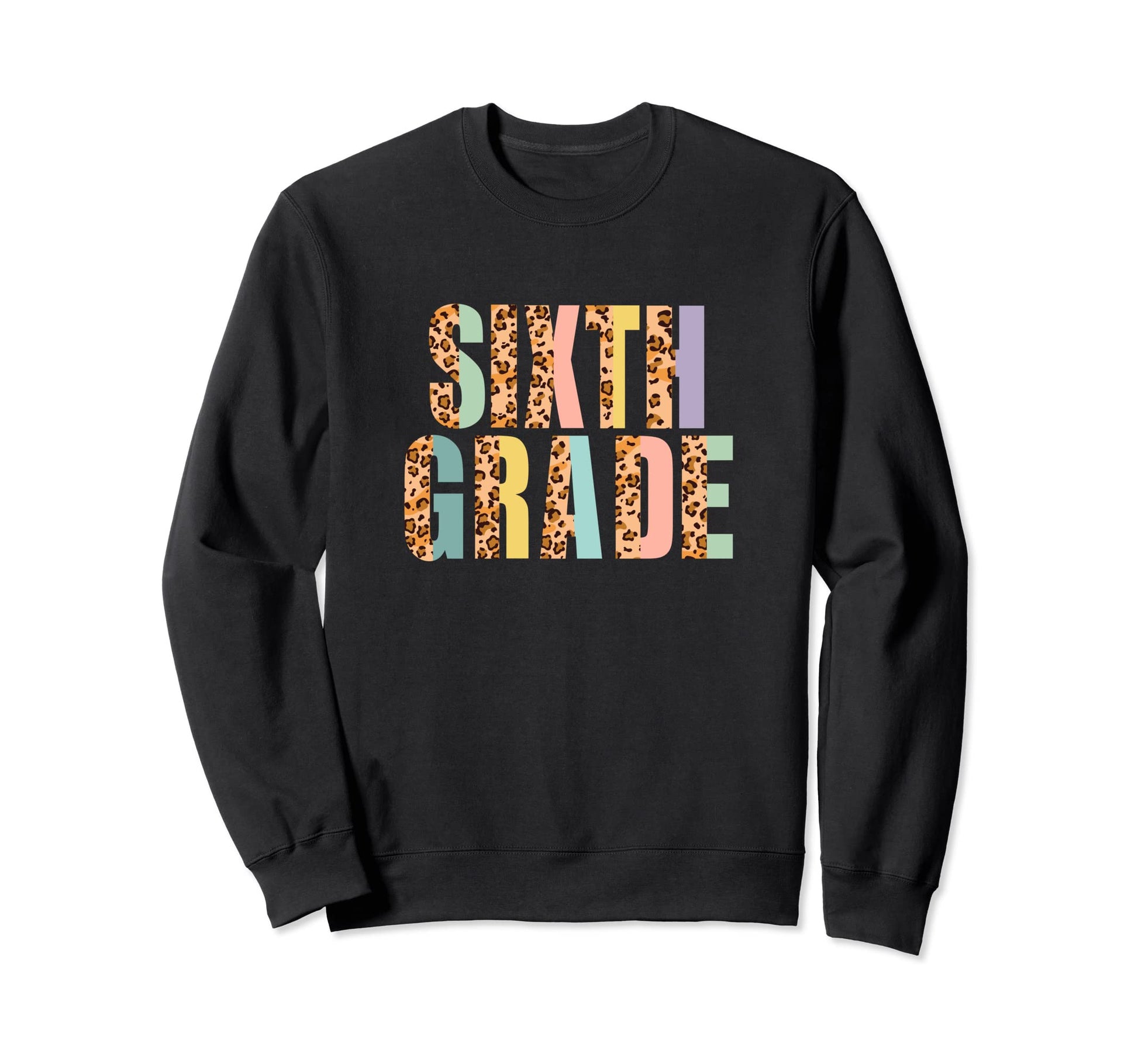 Leopard Colorful Cheetah Sixth Sweatshirt - Fun Novelty Design Unisex - T-Shirt, Sweatshirt, Hoodie