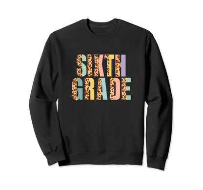 Leopard Colorful Cheetah Sixth Sweatshirt - Fun Novelty Design Unisex - T-Shirt, Sweatshirt, Hoodie