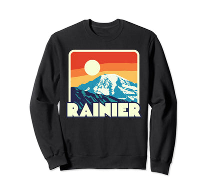 Mount Rainier Wpa National Parks Sweatshirt - Graphic Print Unisex - T-Shirt, Sweatshirt, Hoodie