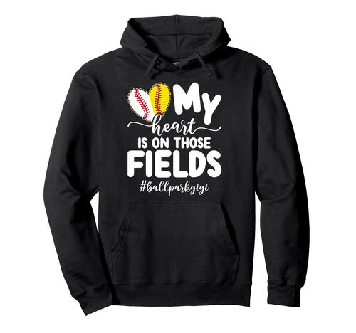 Those Fields Ballpark Gigi Baseball Hoodie - Streetwear Style for Adults - T-Shirt, Sweatshirt, Hoodie