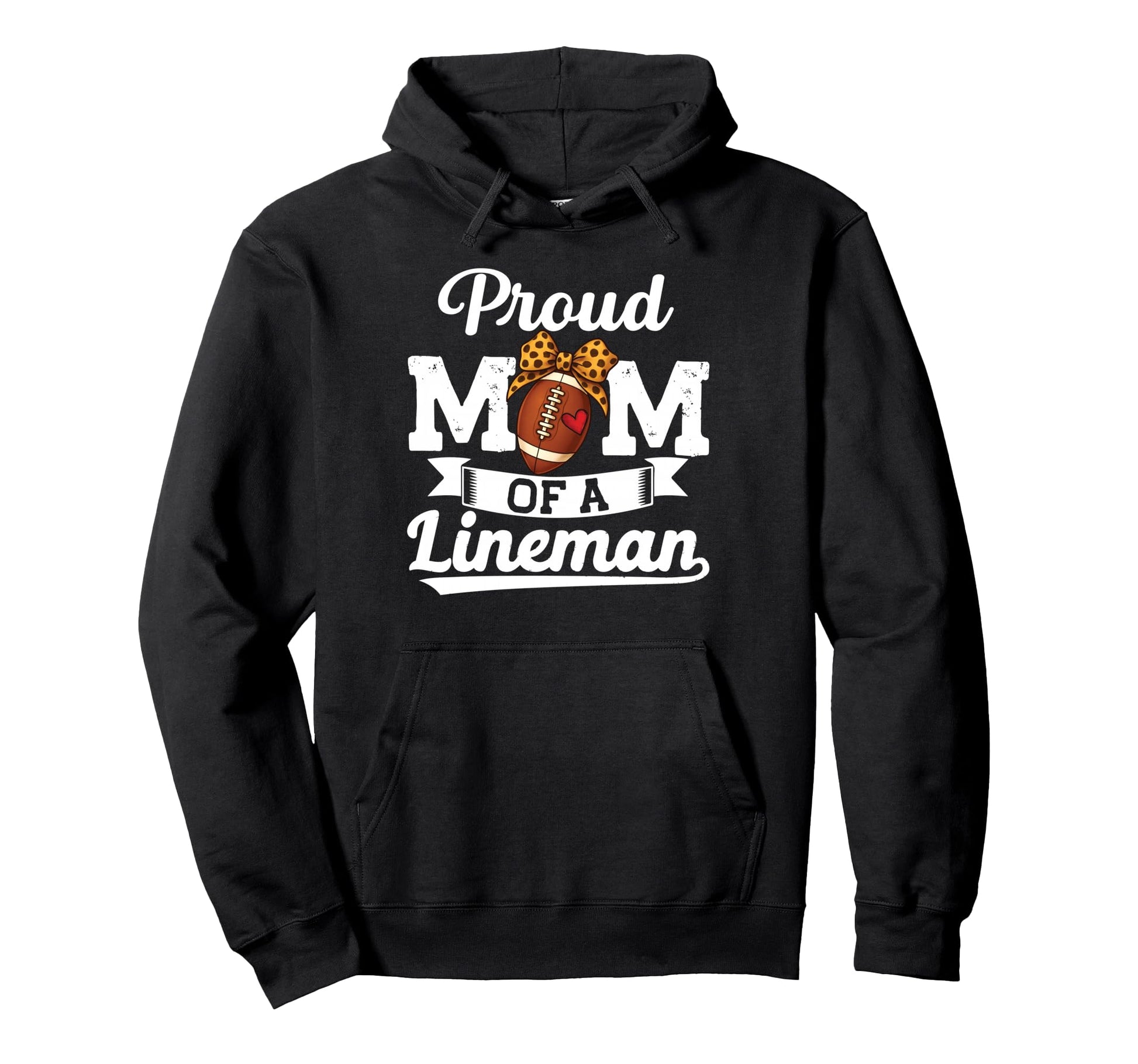 Proud Lineman Mom Football Mama Hoodie - Custom Art Print Men Women - T-Shirt, Sweatshirt, Hoodie