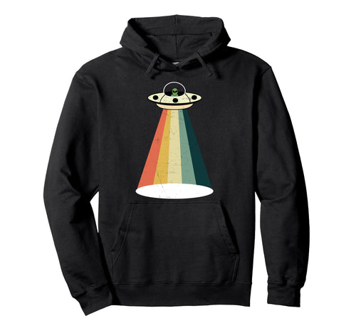 Rainbow Ufo Hoodie - Novelty Apparel Men Women - T-Shirt, Sweatshirt, Hoodie