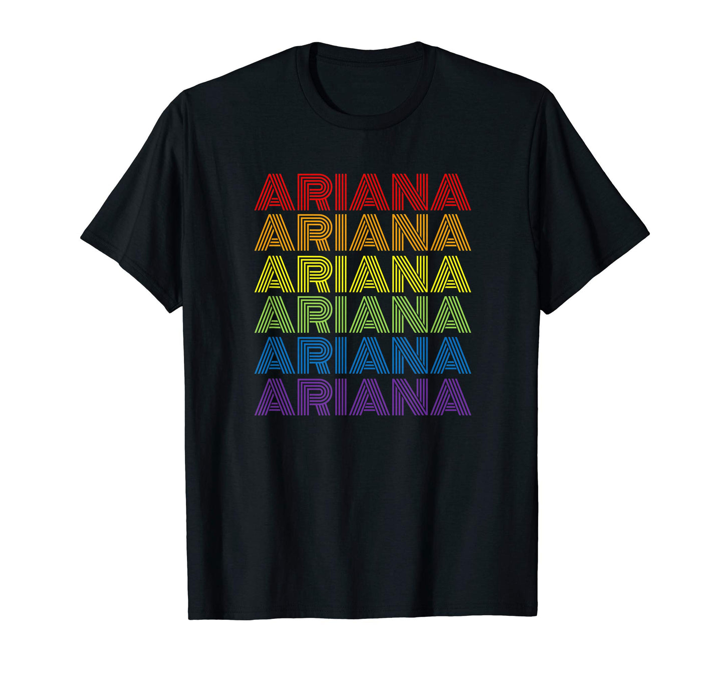 Ariana Rainbow T-Shirt - Streetwear Style Unisex - T-Shirt, Sweatshirt, Hoodie