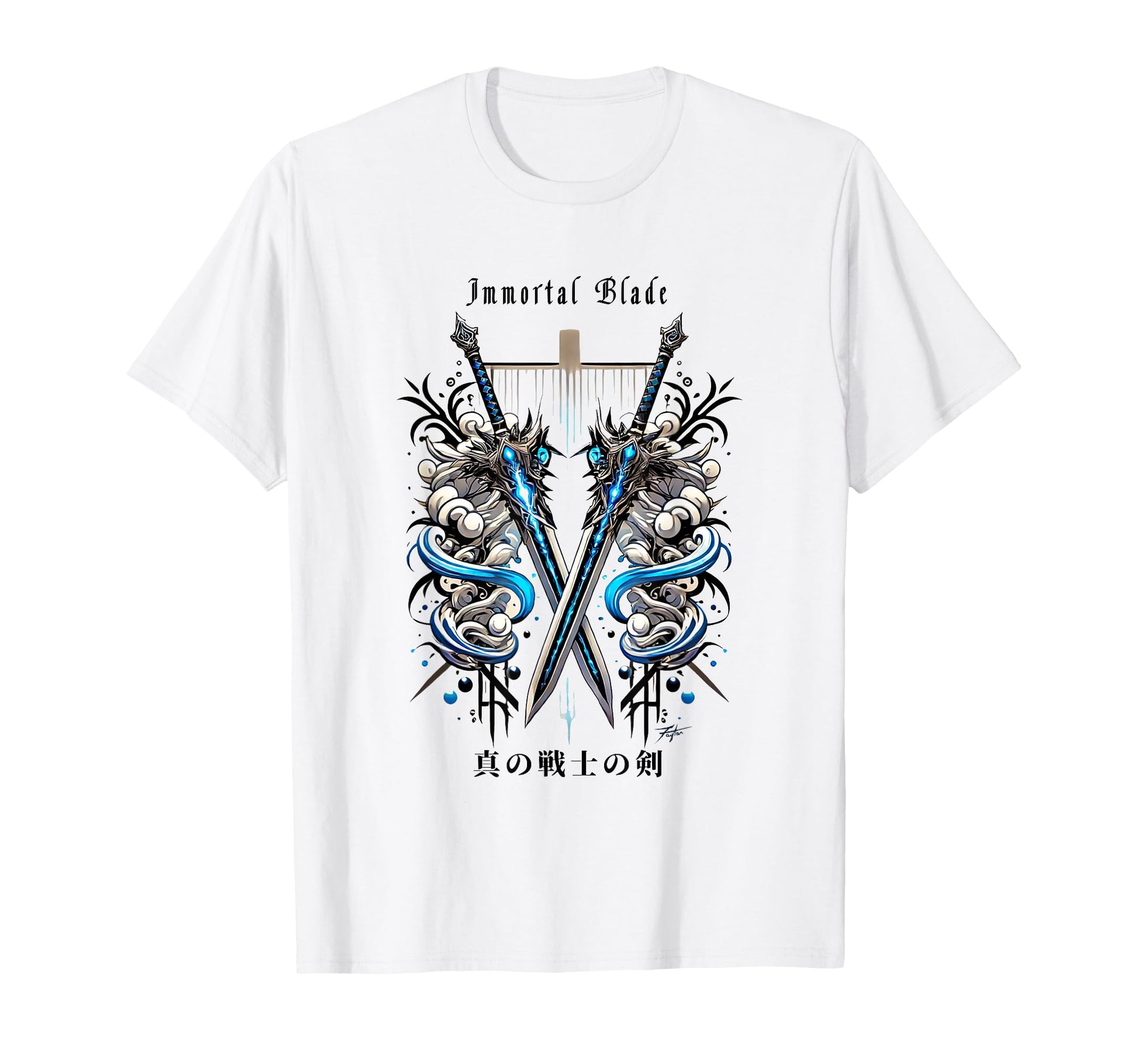 Immortal Blade Japanese Anime T-Shirt - Aesthetic Graphic Men Women - T-Shirt, Sweatshirt, Hoodie