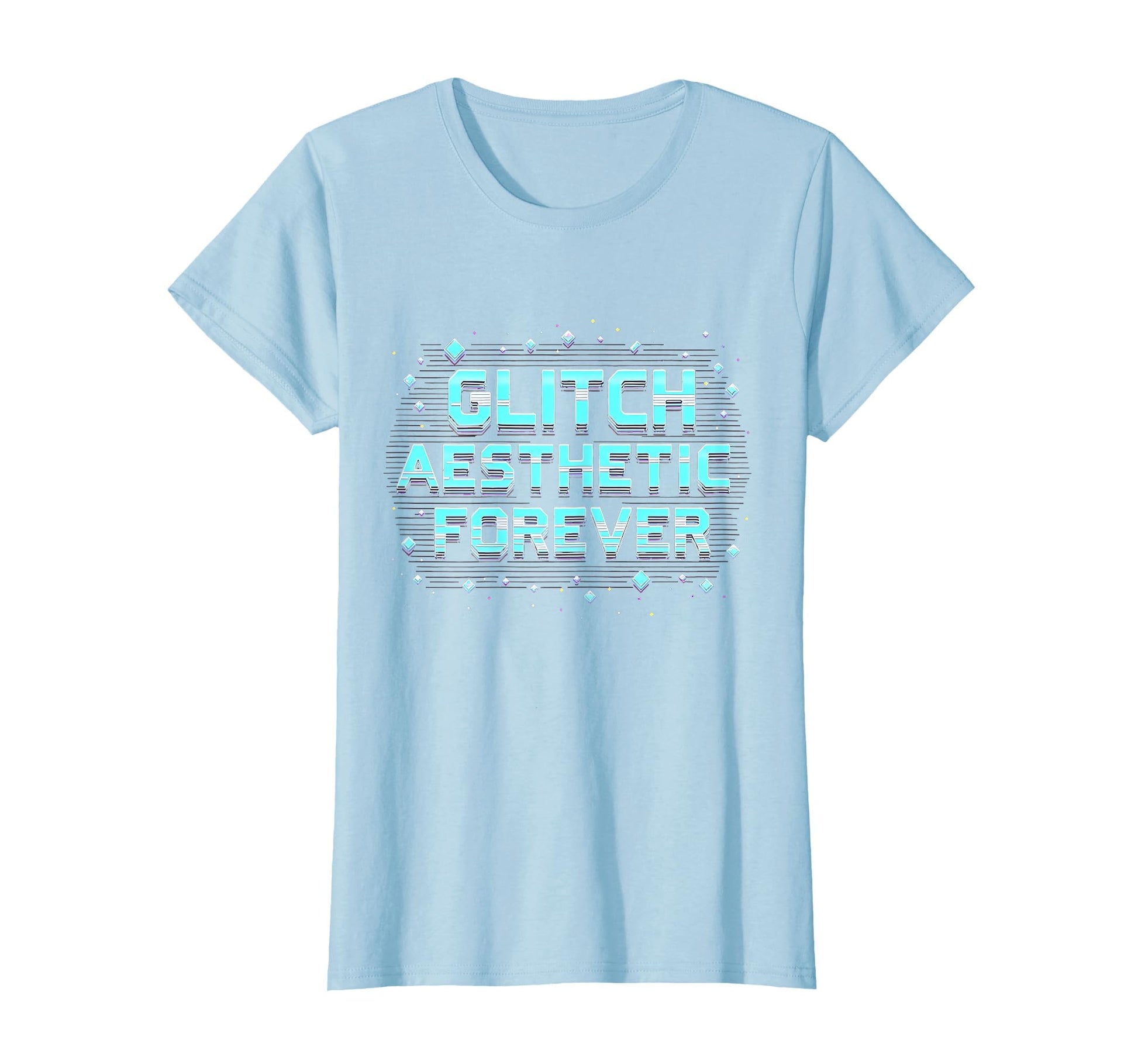 Y2K Glitch Aesthetic Forever T-Shirt - Fun Novelty Design Men Women - T-Shirt, Sweatshirt, Hoodie