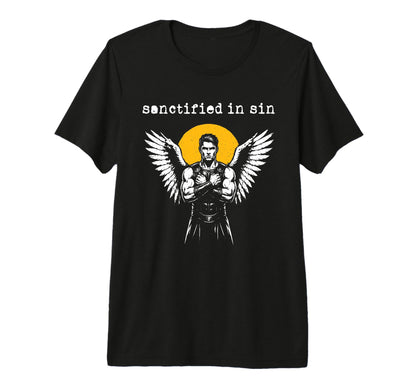 Gothic Angel Fallen Graffiti Grunge T-Shirt - Unique Graphic for Adults - T-Shirt, Sweatshirt, Hoodie