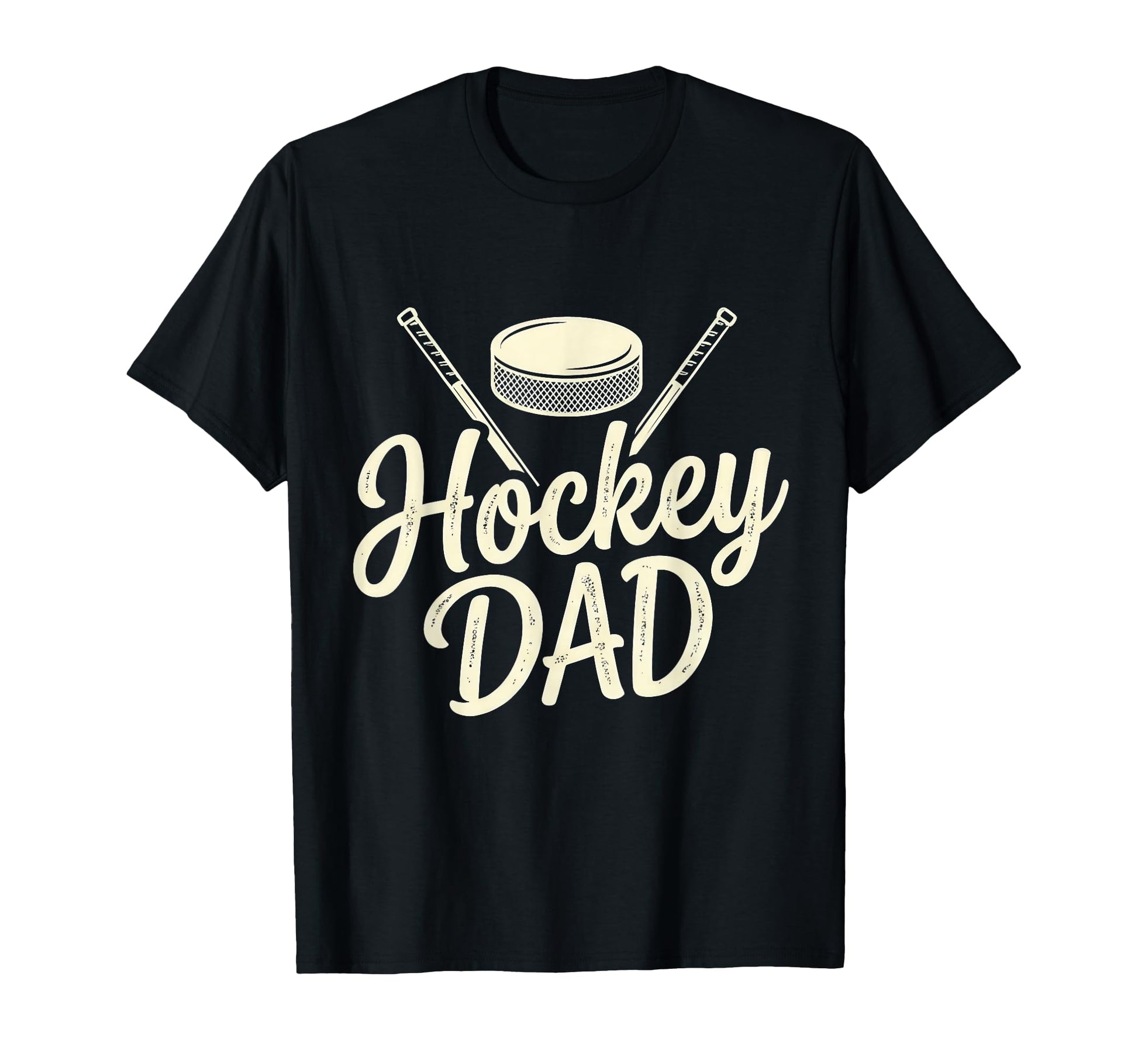 Hockey Dad Happy Fathers Day Birthday T-Shirt - Novelty Apparel Men Women - T-Shirt, Sweatshirt, Hoodie