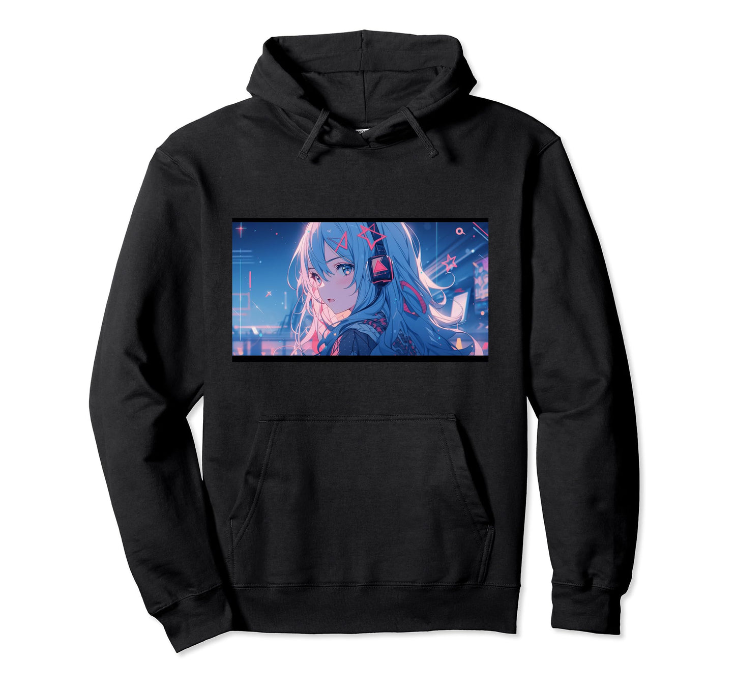 Vaporwave Anime 90S Aesthetic Lofi Hoodie - Unique Graphic for Adults - T-Shirt, Sweatshirt, Hoodie