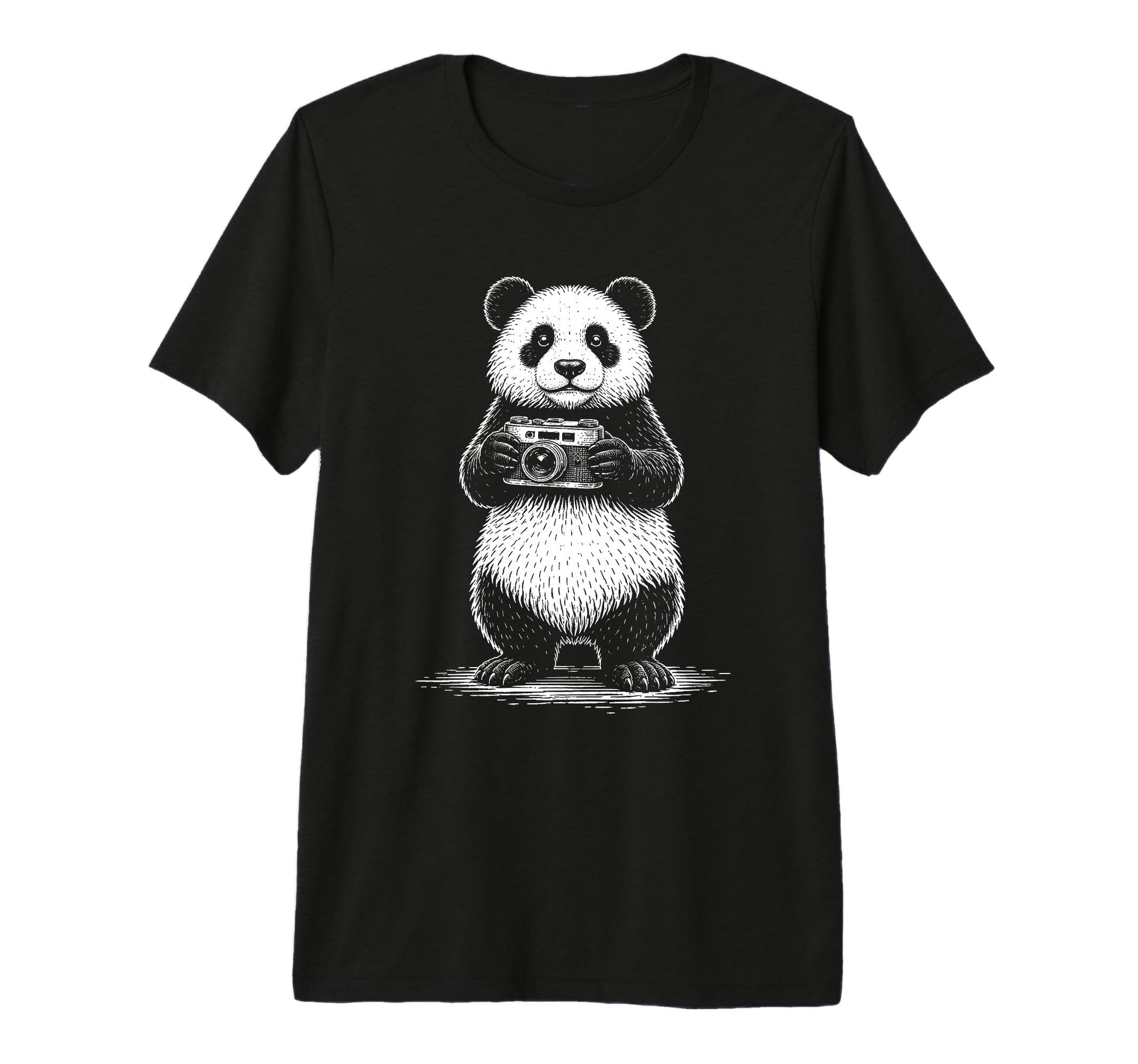 Panda Photographer Camera Photography T-Shirt - Trendy Graphic Men Women - T-Shirt, Sweatshirt, Hoodie