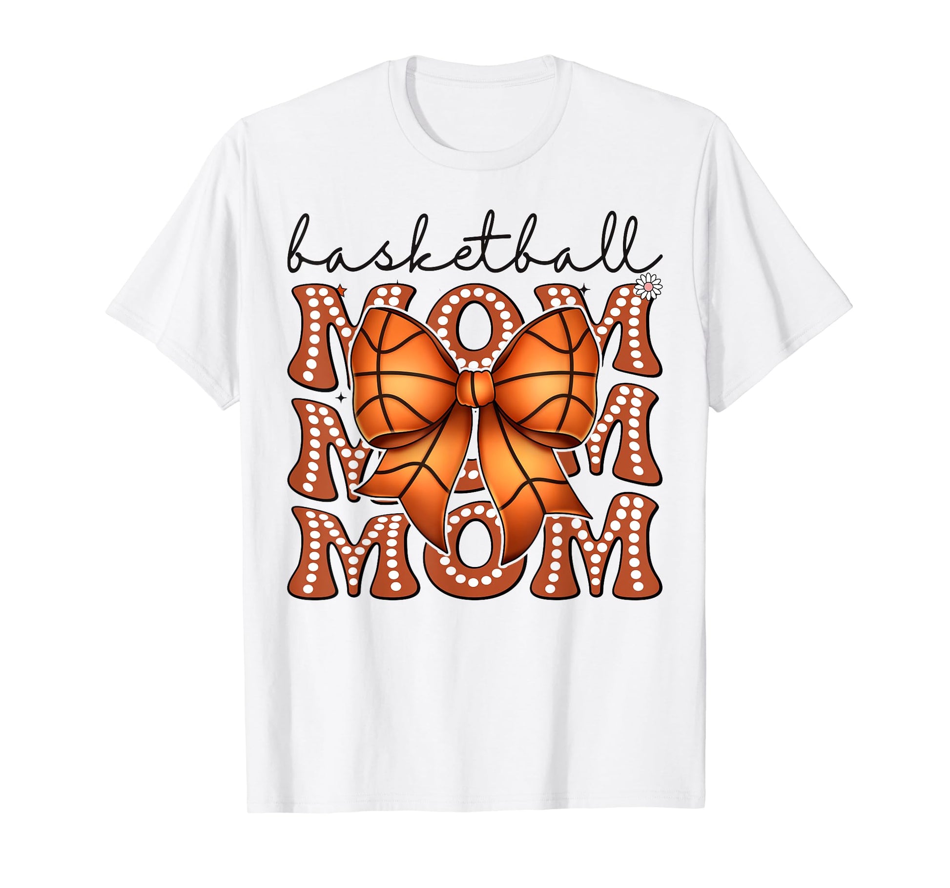 Basketball Mom Coquette Bow Game T-Shirt - Fun Novelty Design Men Women - T-Shirt, Sweatshirt, Hoodie
