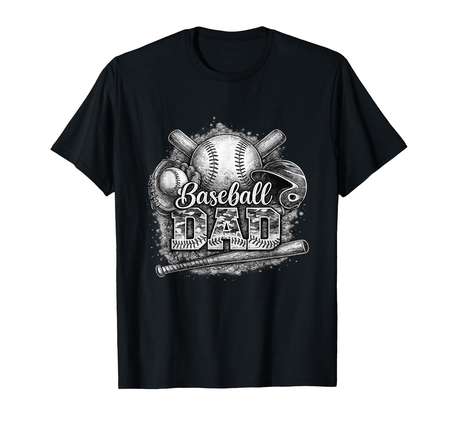 Baseball Dad Funny Fathers Day T-Shirt - Fun Novelty Design for Adults - T-Shirt, Sweatshirt, Hoodie
