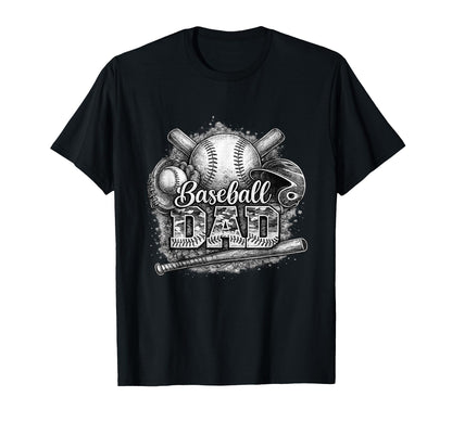 Baseball Dad Funny Fathers Day T-Shirt - Fun Novelty Design for Adults - T-Shirt, Sweatshirt, Hoodie