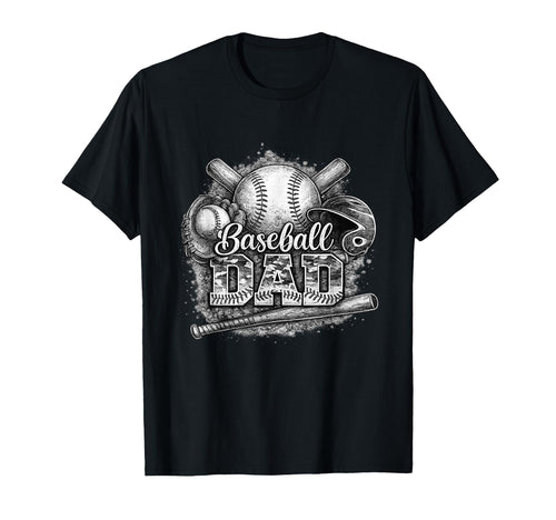 Baseball Dad Funny Fathers Day T-Shirt - Fun Novelty Design for Adults - T-Shirt, Sweatshirt, Hoodie