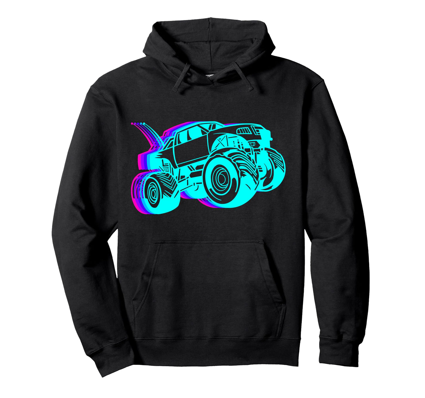 Rc Truck Rc Racing Vaporwave Hoodie - Unique Graphic Unisex - T-Shirt, Sweatshirt, Hoodie