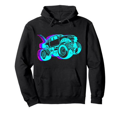 Rc Truck Rc Racing Vaporwave Hoodie - Unique Graphic Unisex - T-Shirt, Sweatshirt, Hoodie