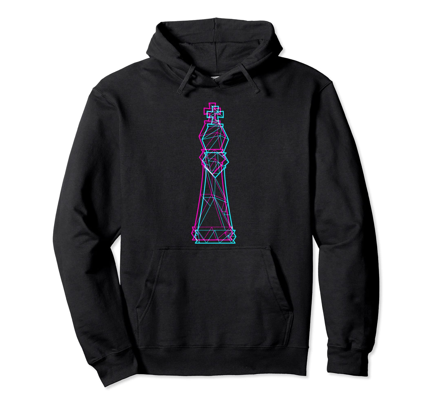 Polygon Chess Soft Electronic Hoodie - Custom Art Print for Adults - T-Shirt, Sweatshirt, Hoodie