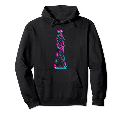 Polygon Chess Soft Electronic Hoodie - Custom Art Print for Adults - T-Shirt, Sweatshirt, Hoodie