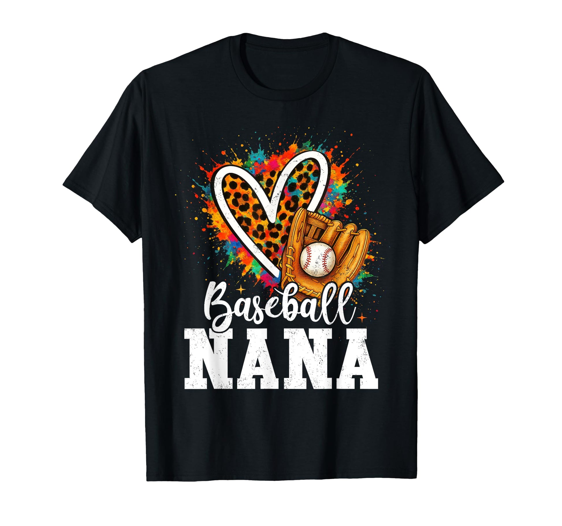 My Favorite Baseball Grandma Leopard Hoodie - Minimalist Print Men Women - T-Shirt, Sweatshirt, Hoodie