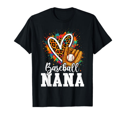 My Favorite Baseball Grandma Leopard Hoodie - Minimalist Print Men Women - T-Shirt, Sweatshirt, Hoodie