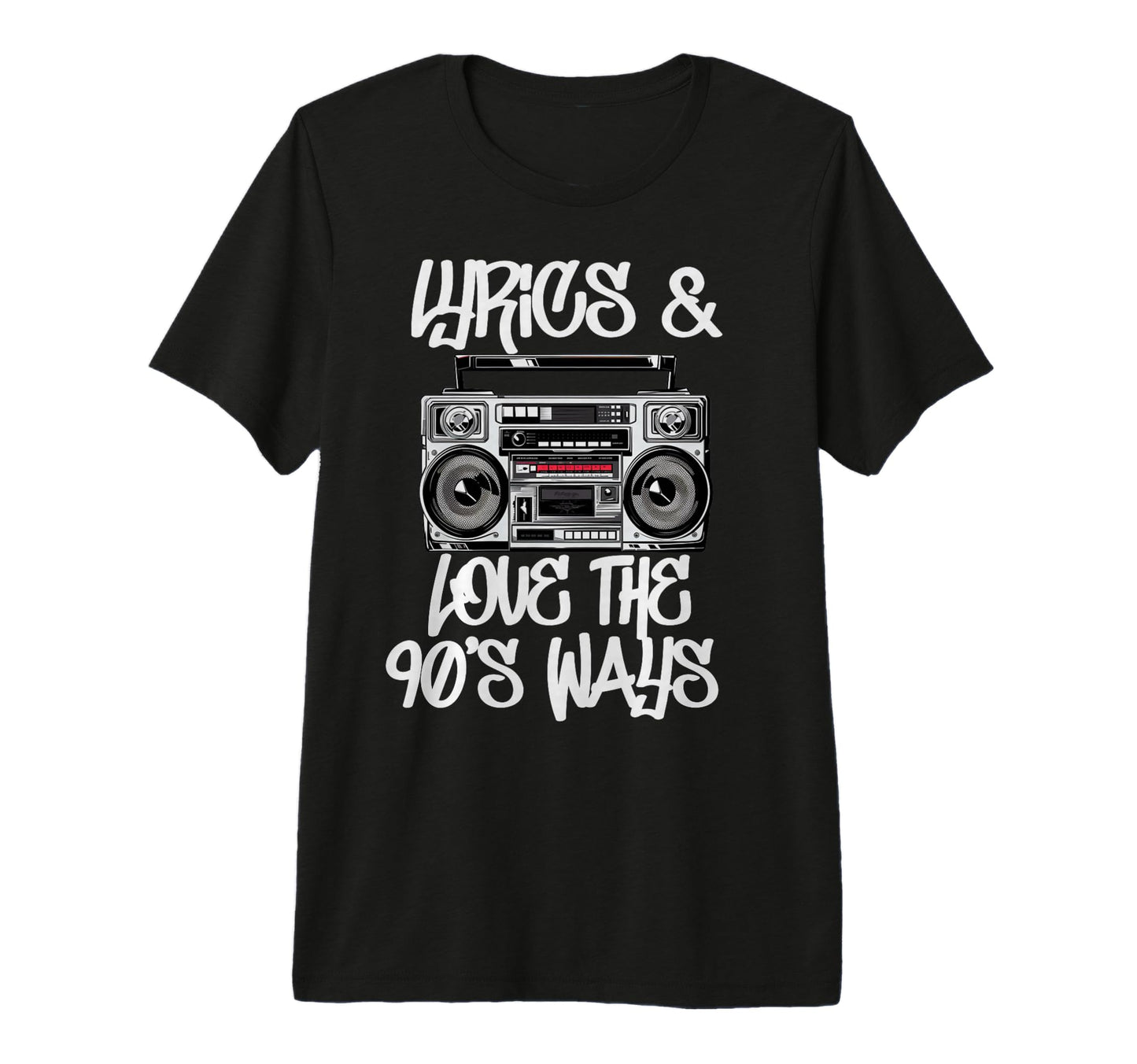 Hip Hop Old School 90S Rap 50Th Year T-Shirt - Graphic Print Unisex - T-Shirt, Sweatshirt, Hoodie