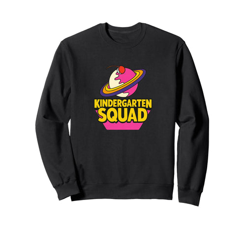 Kindergarten Squad Rainbow Team Back Sweatshirt - Novelty Apparel Unisex - T-Shirt, Sweatshirt, Hoodie