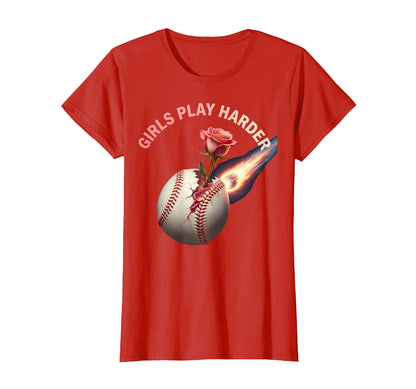 Play Harder Baseball T-Shirt - Unique Graphic for Adults - T-Shirt, Sweatshirt, Hoodie