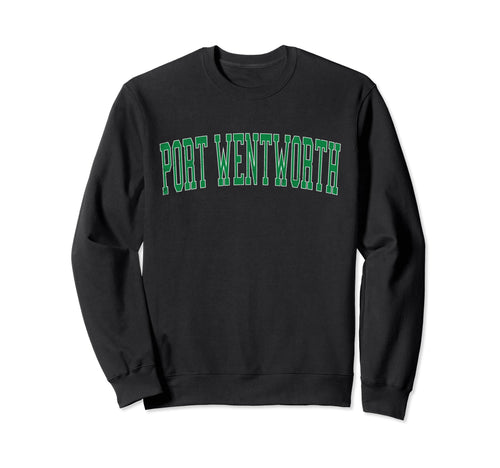 Port Wentworth Ga Distressed Green Sweatshirt - Aesthetic Graphic Unisex - T-Shirt, Sweatshirt, Hoodie