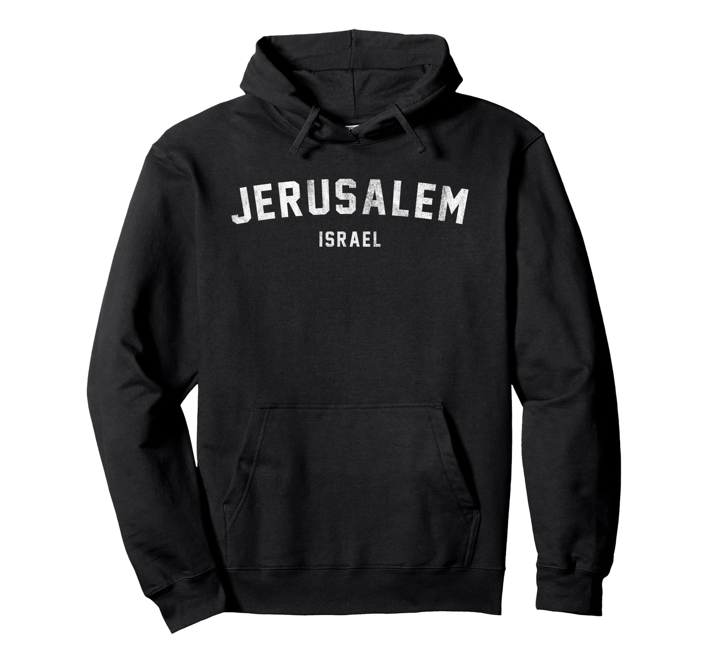 Varsity Jerusalem Israel Hoodie - Graphic Print for Adults - T-Shirt, Sweatshirt, Hoodie