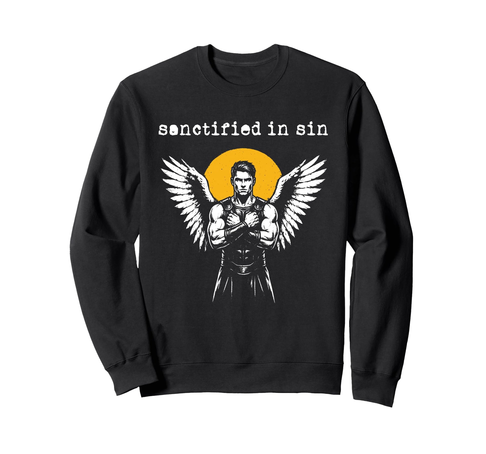Gothic Angel Fallen Graffiti Grunge 90S Sweatshirt - Graphic Print Unisex - T-Shirt, Sweatshirt, Hoodie