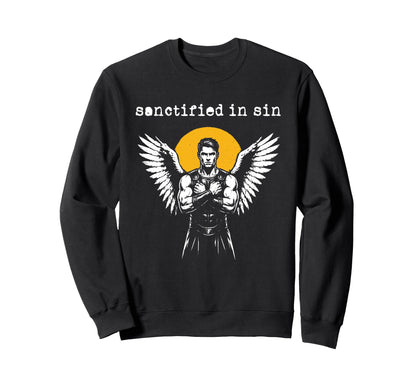 Gothic Angel Fallen Graffiti Grunge 90S Sweatshirt - Graphic Print Unisex - T-Shirt, Sweatshirt, Hoodie