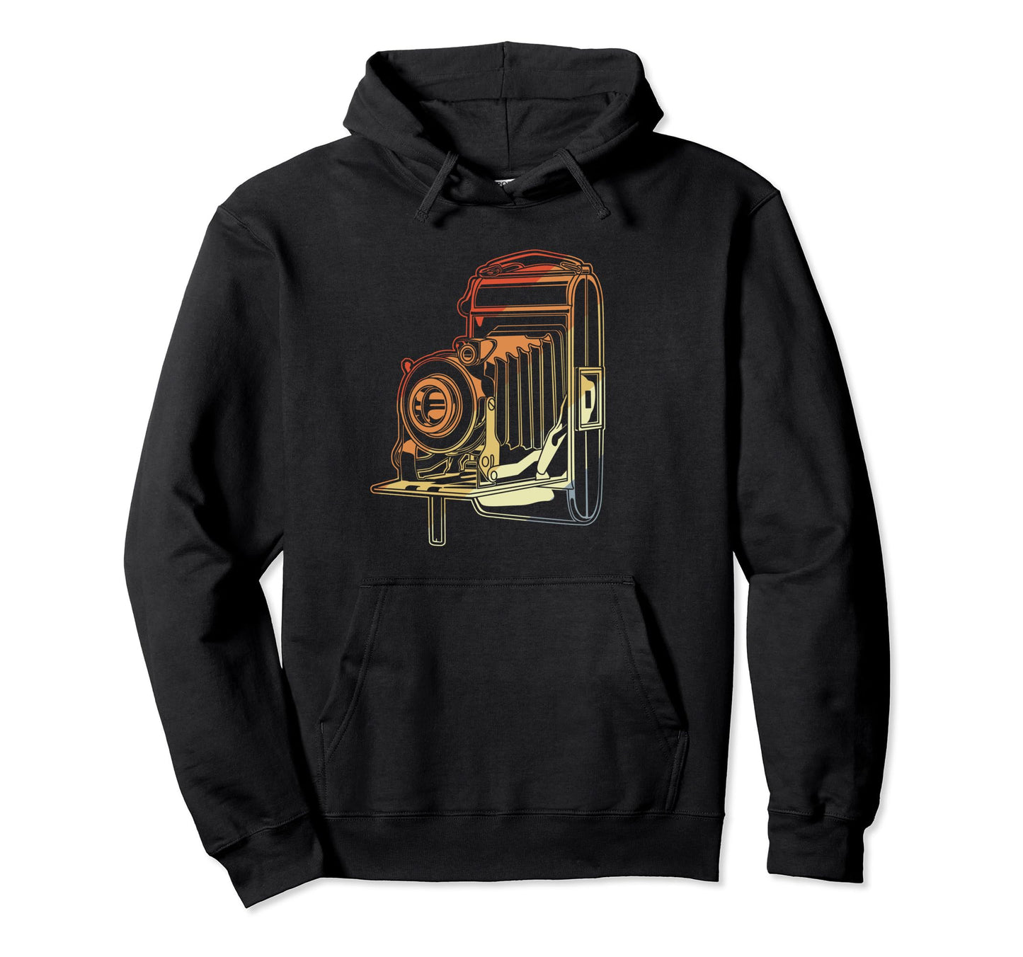 Oldschool Camera Camera Hoodie - Casual Everyday Wear Men Women - T-Shirt, Sweatshirt, Hoodie