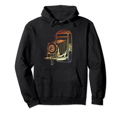 Oldschool Camera Camera Hoodie - Casual Everyday Wear Men Women - T-Shirt, Sweatshirt, Hoodie
