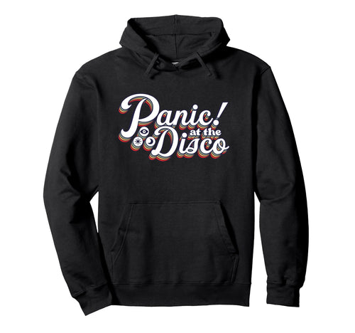 Panic Disco Rainbow Logo Hoodie - Fun Novelty Design for Adults - T-Shirt, Sweatshirt, Hoodie