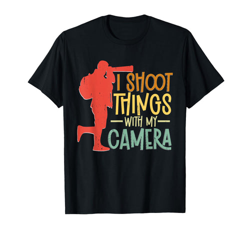 Photo Camera Photographer Flash T-Shirt - Casual Everyday Wear Unisex - T-Shirt, Sweatshirt, Hoodie