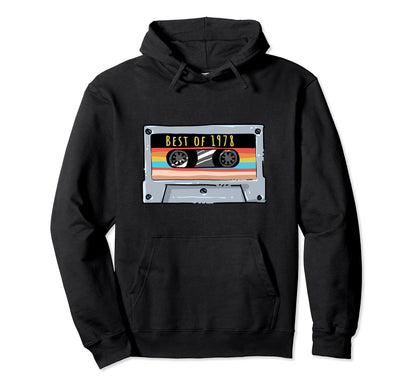 Best 1978 Cassette And Hoodie - Unique Graphic Unisex - T-Shirt, Sweatshirt, Hoodie