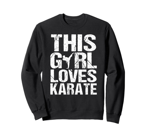 This Loves Karate Game Day Female Sweatshirt - Custom Art Print for Adults - T-Shirt, Sweatshirt, Hoodie