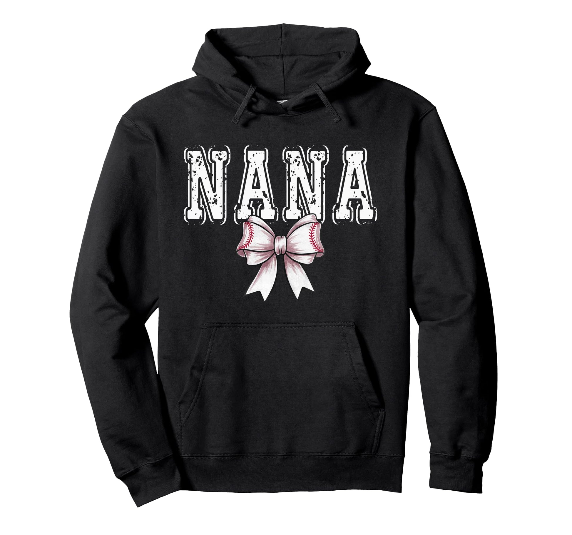 Coquette Baseball Nana Spirit Hoodie - Fun Novelty Design for Adults - T-Shirt, Sweatshirt, Hoodie
