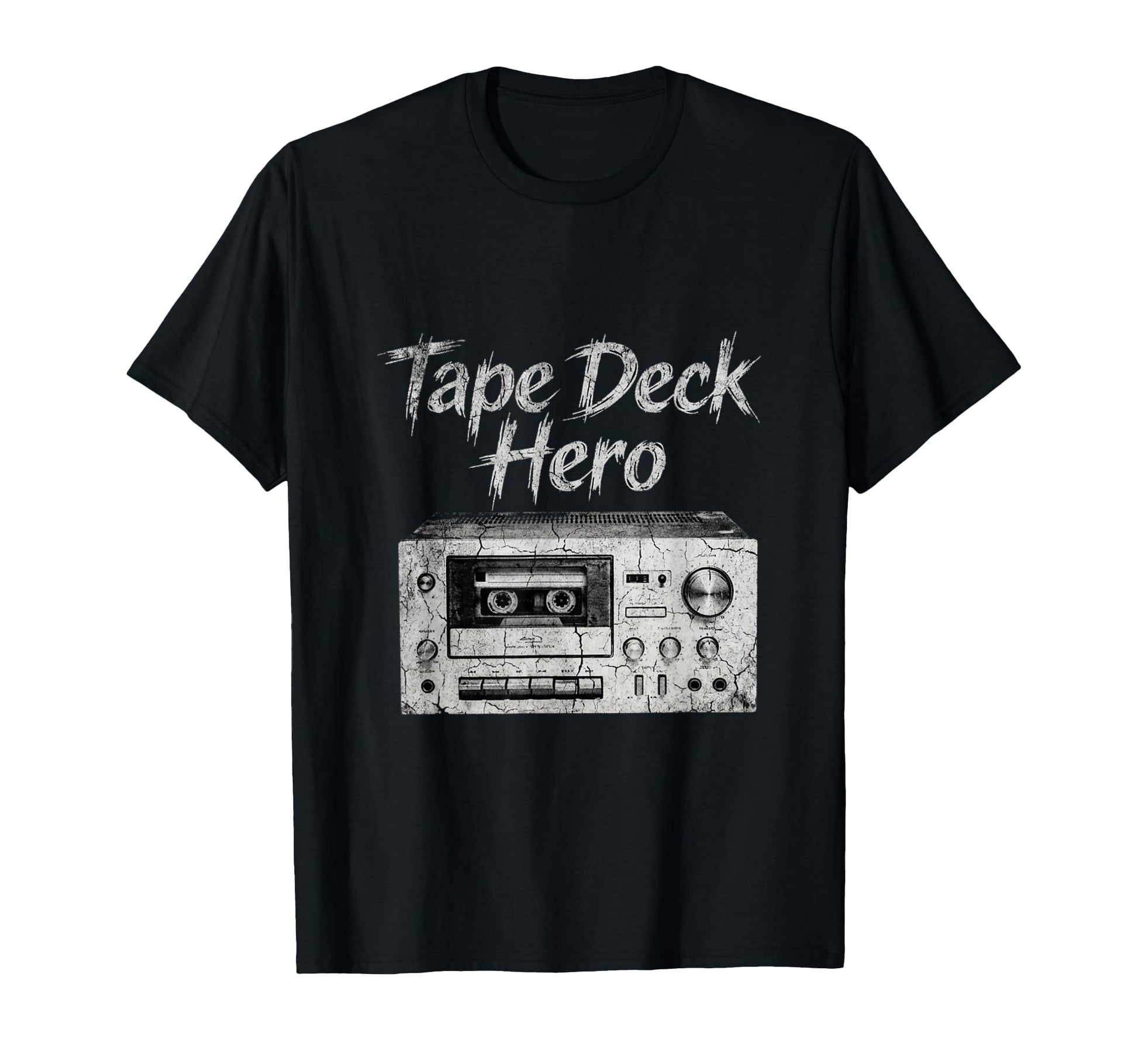 Tape Deck Hero Cassette Deck T-Shirt - Casual Everyday Wear for Adults - T-Shirt, Sweatshirt, Hoodie