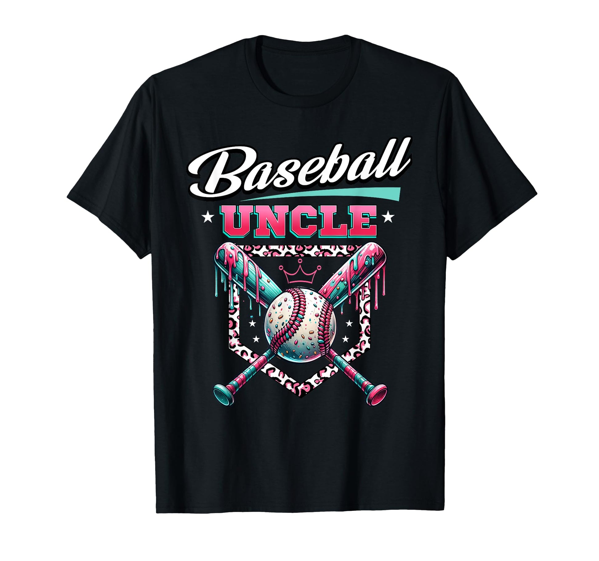 Baseball Uncle Dripping Baseball Bat T-Shirt - Minimalist Print Unisex - T-Shirt, Sweatshirt, Hoodie