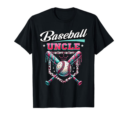 Baseball Uncle Dripping Baseball Bat T-Shirt - Minimalist Print Unisex - T-Shirt, Sweatshirt, Hoodie