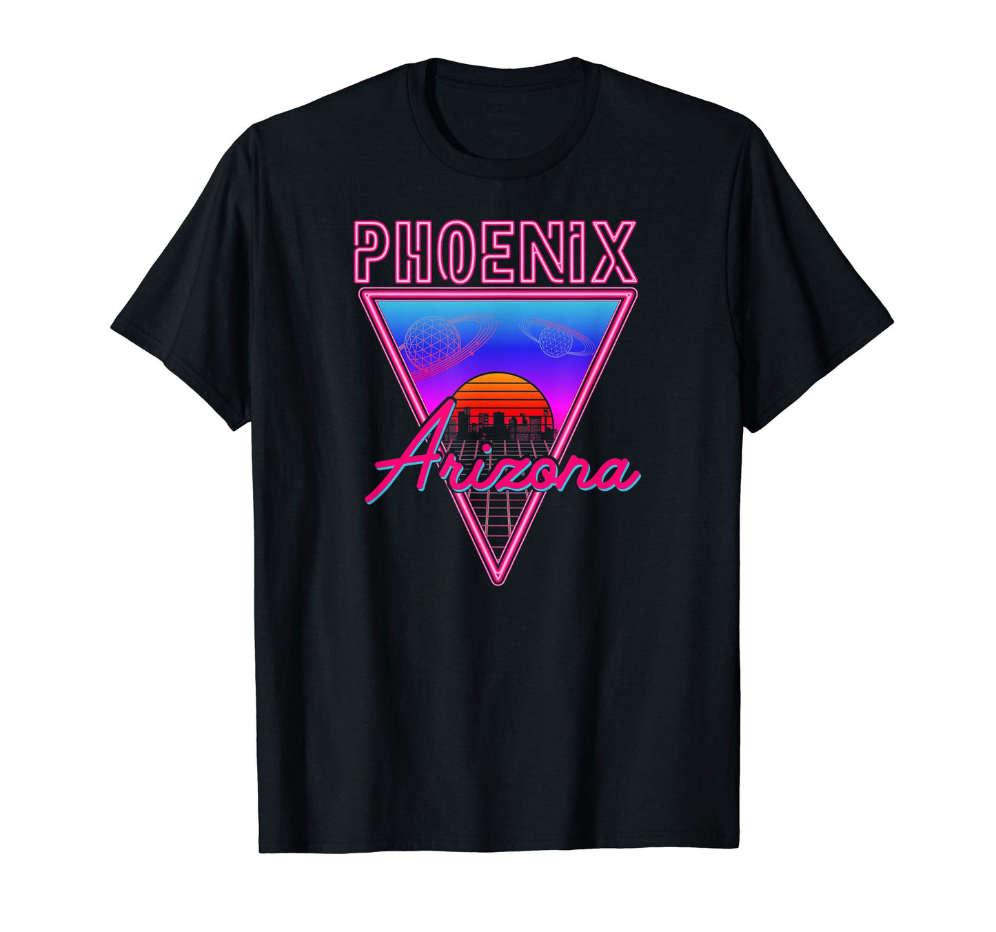 Phoenix Arizona Vaporwave Aesthetic T-Shirt - Fun Novelty Design Unisex - T-Shirt, Sweatshirt, Hoodie