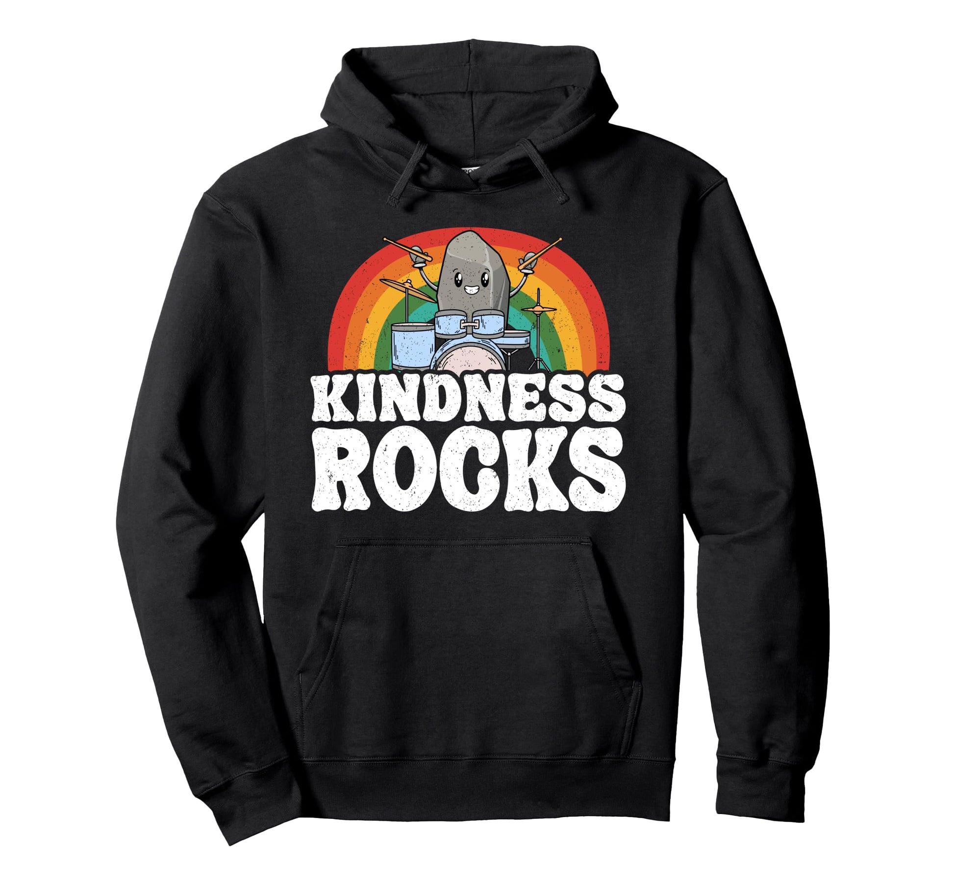 Anti Bullying Rainbow Music Teacher Hoodie - Fun Novelty Design Unisex - T-Shirt, Sweatshirt, Hoodie