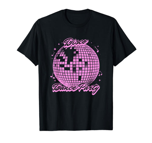 Disco Ball Dance Party 70S Music T-Shirt - Novelty Apparel for Adults - T-Shirt, Sweatshirt, Hoodie